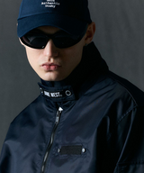 Jamie West Collar Point Work Jumper - Navy