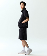 Jamie West Side Ventilation Zip-Up Shorts - Black