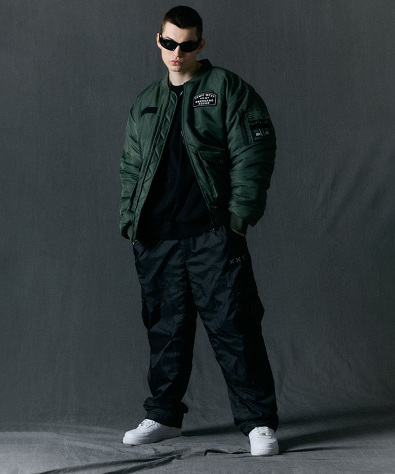 Jamie West Squad MA-1 Heavy Jumper - Green