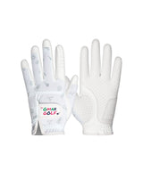 Gmax Women's Mesh Sheepskin Glove- Both hands - White