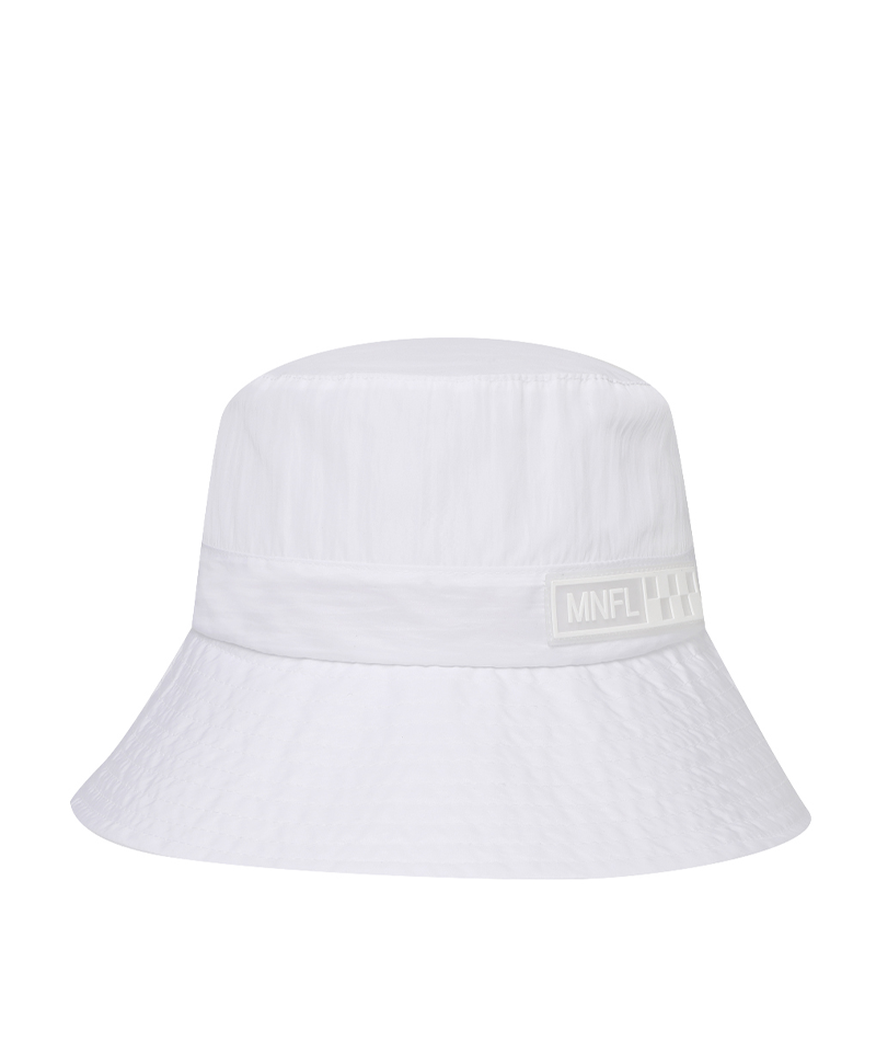 Monday Flow Light Weight Bucket Hat - White