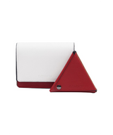 LENUCU Triangle Square BAG - White