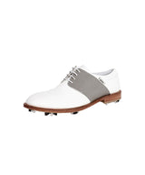 Giclee Men's Tour Player Premium Leather Golf Shoes - Gray