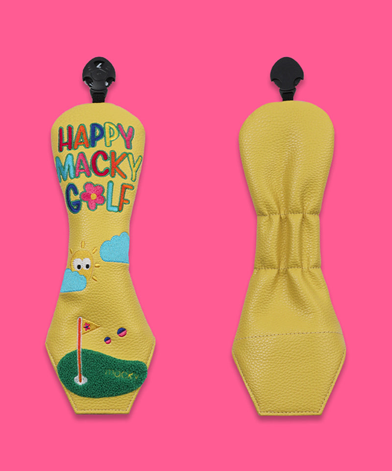 MACKY Golf: Happy Utility Cover - Mustard