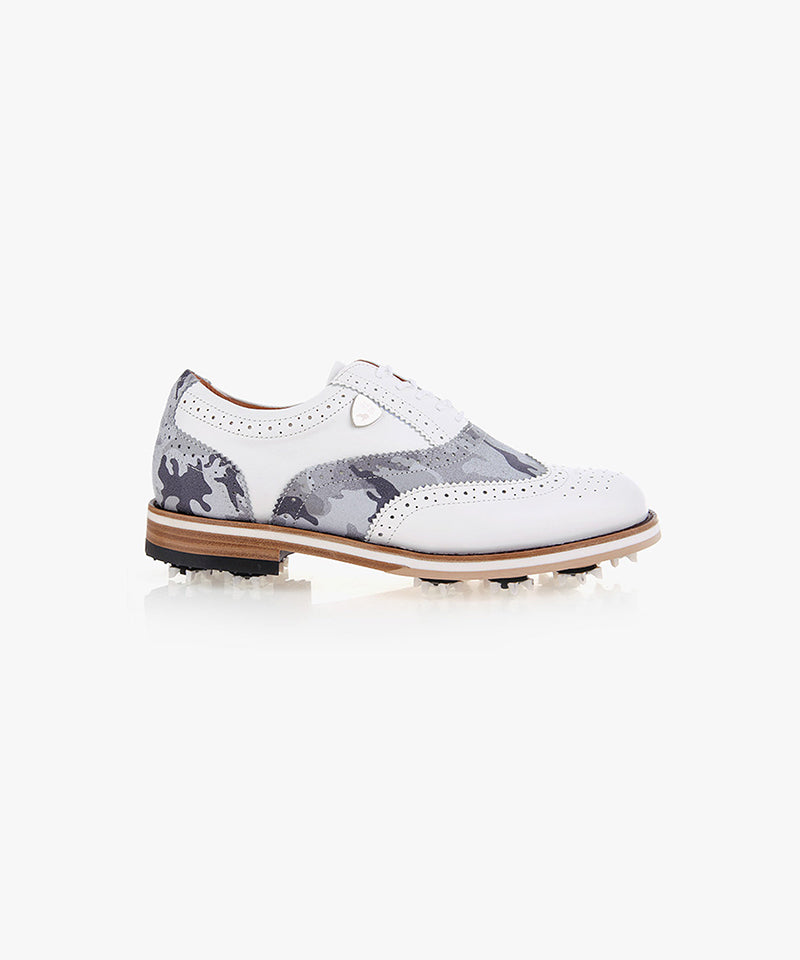 HENRY STUART  Mysuit Classic Men's Spike Golf Shoes 103 - Gray Camo