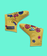 MACKY Golf: Good Vibe Straight Putter Cover - Mustard