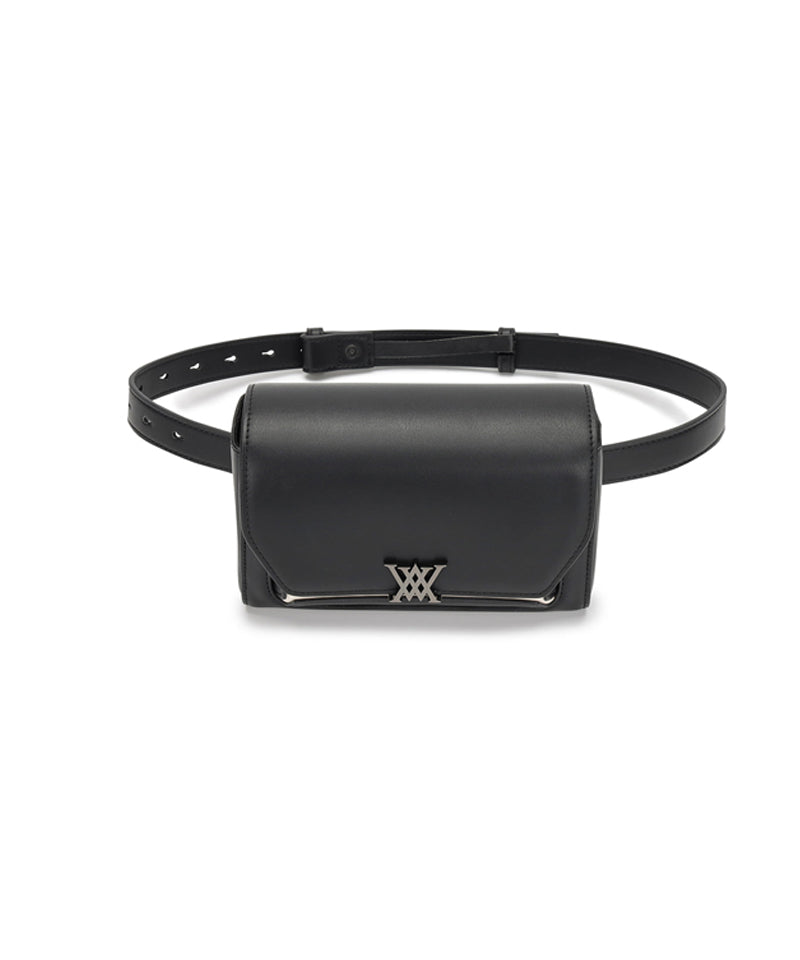 Octa Angle Belt Bag - Black