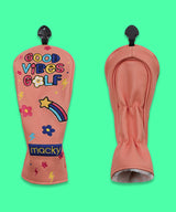 MACKY Golf: Good Vibe Wood Cover - Coral