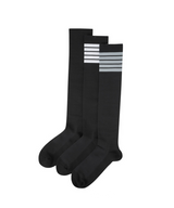 Amazing Cre 3Piece Knee Socks - Black