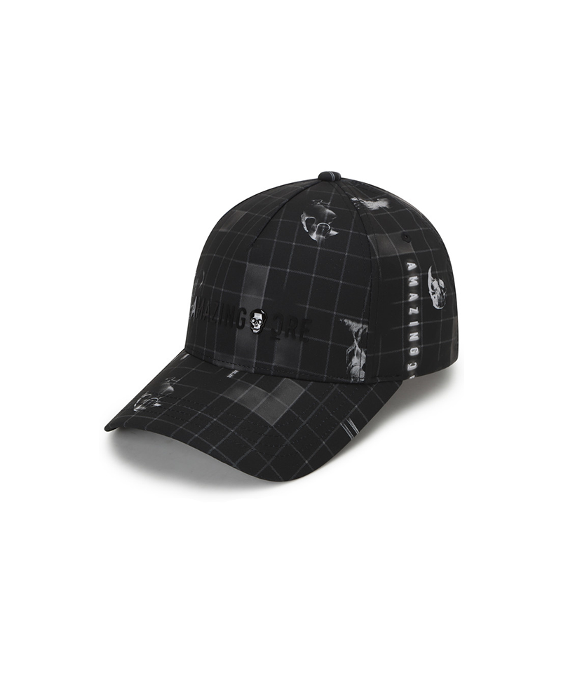 Amazing Cre Unisex 5 Stripe Mesh Cap - Black