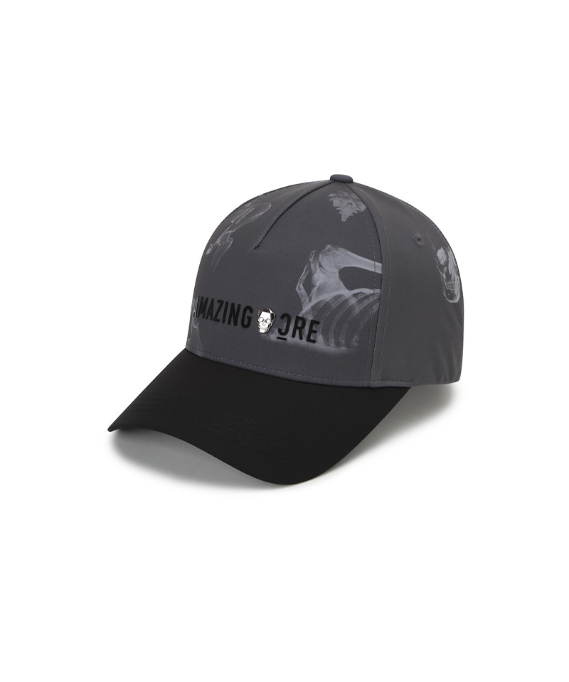 Amazing Cre Unisex 5 Stripe Mesh Cap - Dark Grey