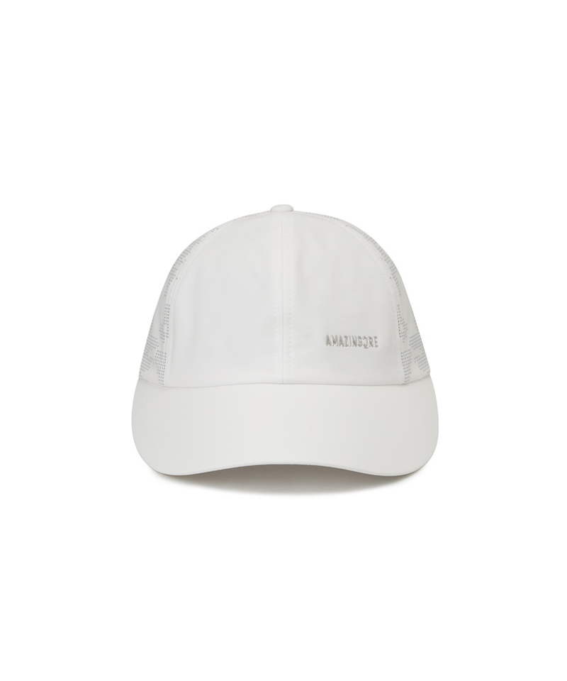 Amazing Cre Pixel Camouflage Ribbon Cap - White