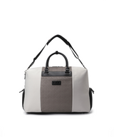 Uni Logo Intaglio Boston Bag - Beige