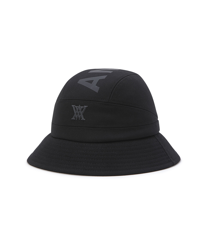 Unisex Top Logo Bucket Hat - Black