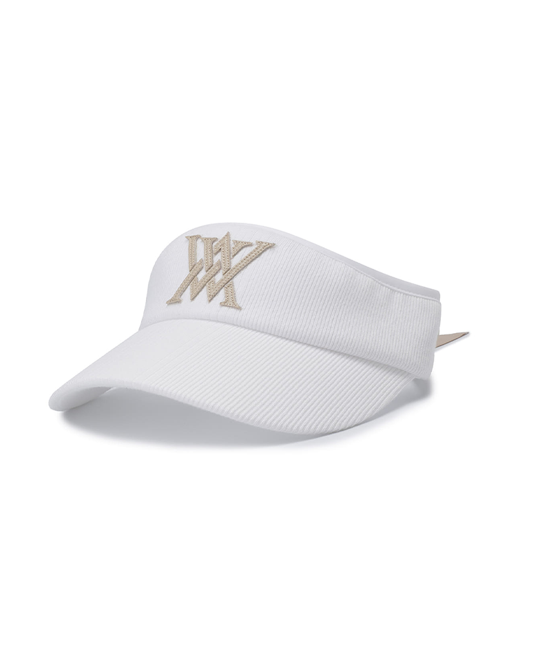 Women's Knit Visor - White