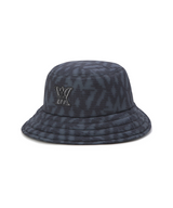 Women's Logo Pattern Hat - Black