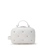 Women's Padded Color Pouch - Cream
