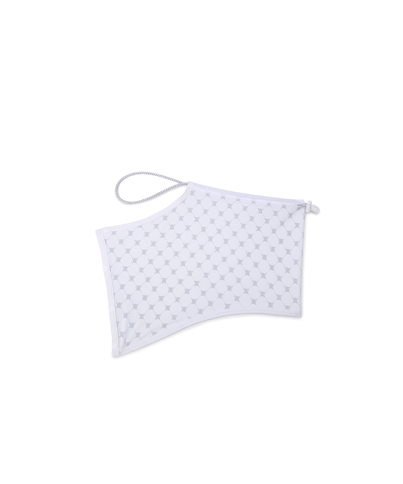 Unisex Cap Stop UV Cut Mask - White