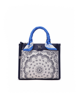 Paisley Tote Bag - Navy