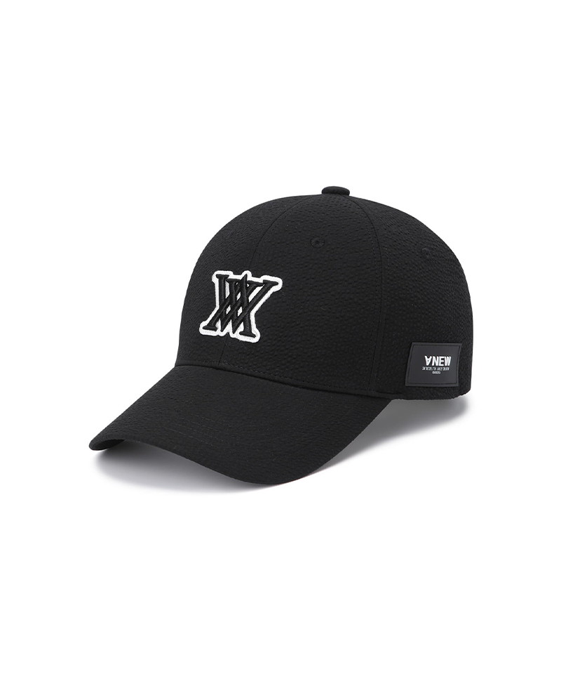 Uni Seersucker Cap - Black