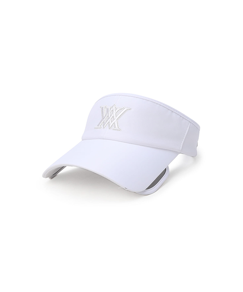 Uni Sunblock Visor - White