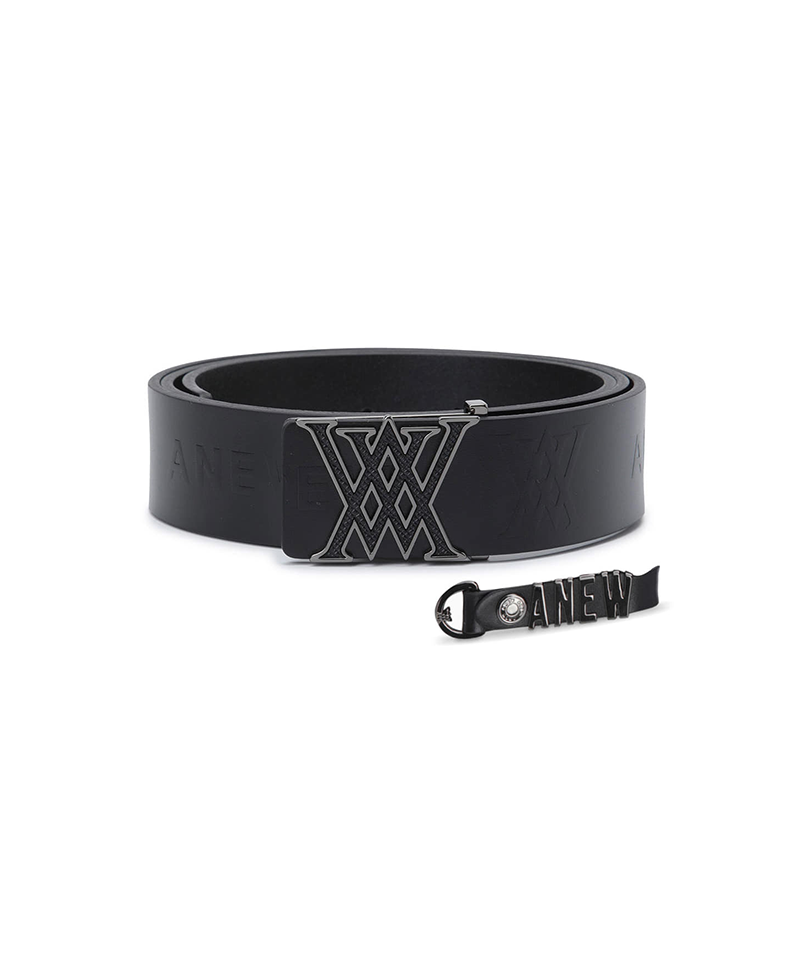 Women's Logo Ring Belt - Black