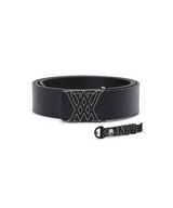 Women's Logo Ring Belt - Black