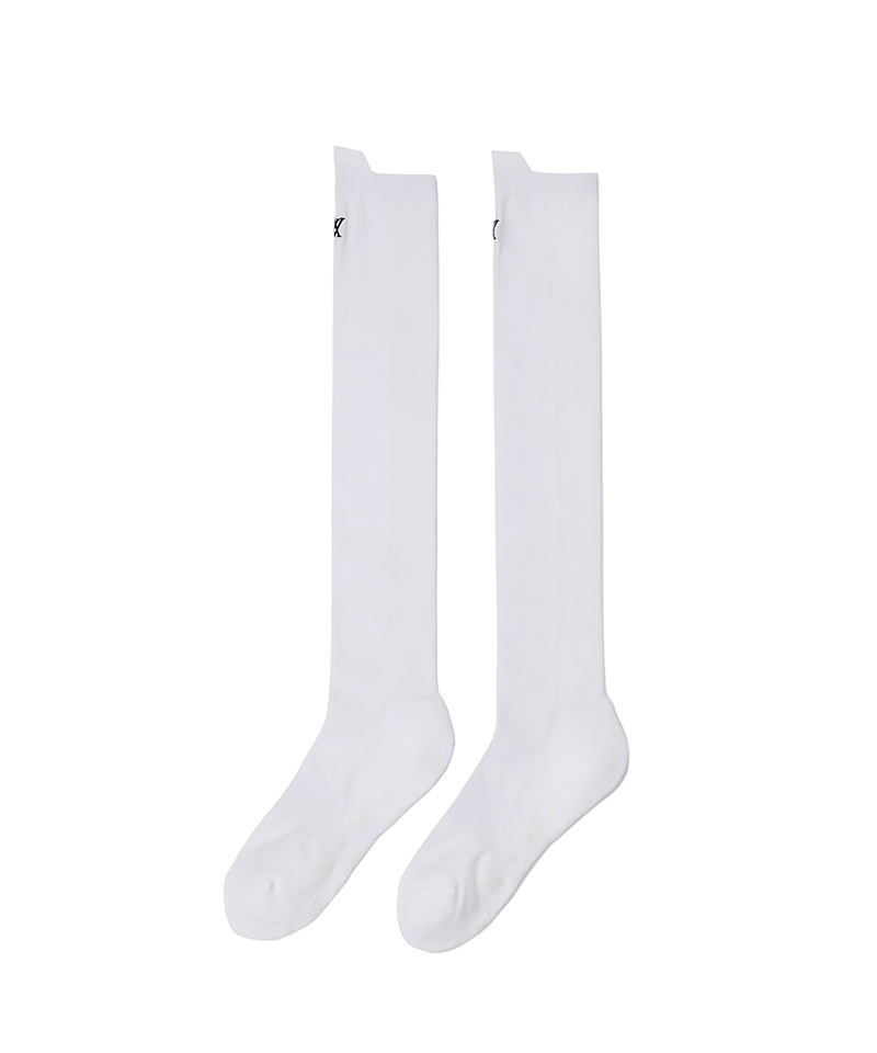 Women's Aqua Cool Knee Socks - White
