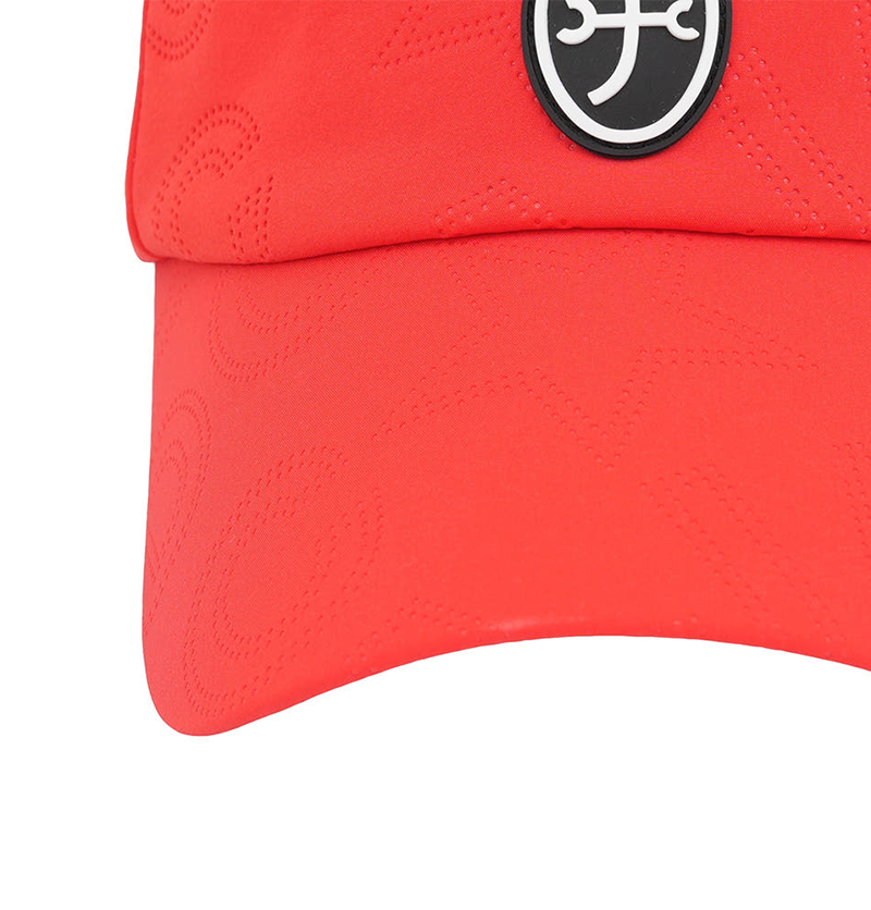 Castelbajac Men's Jacquard Egg Blazon Sun Cap - Red