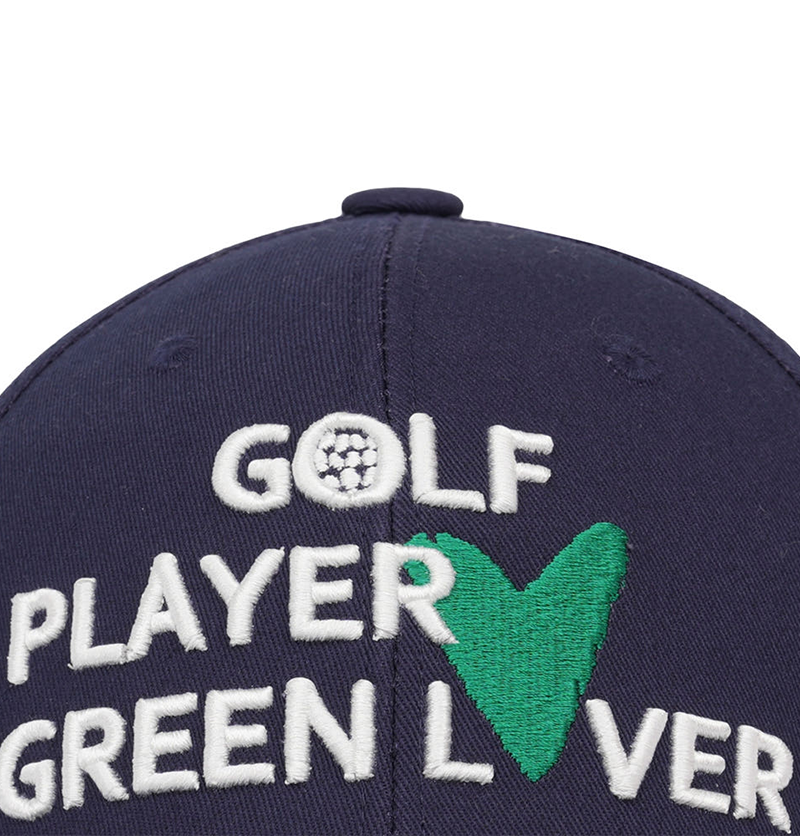 Castelbajac Men's Slogan Embroidery Point Ball Cap - Navy