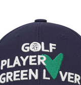 Castelbajac Men's Slogan Embroidery Point Ball Cap - Navy