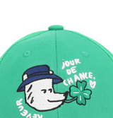 Castelbajac Men's Color Block Mesh Character Ball Cap - Green