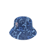 Castelbajac Women's Denim Logo Point Bucket Hat - Navy