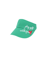 Castelbajac Women's Slogan Ribbon Sun Cap - Green