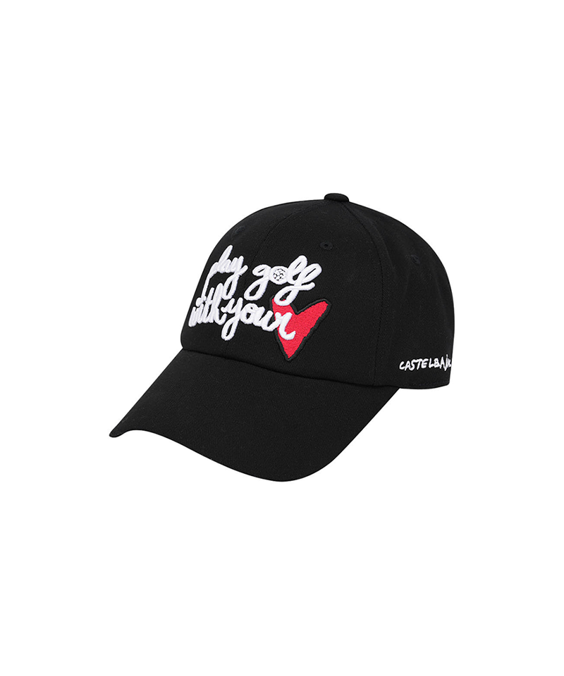 Castelbajac Women's Embroidered Point Ball Cap - Black