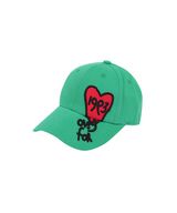 Castelbajac Women's Artwork Embroidery Point Ball Cap - Green