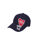 Castelbajac Women's Artwork Embroidery Point Ball Cap - Navy