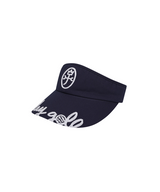 Castelbajac Women's Embroidered Ribbon Sun Cap - Navy