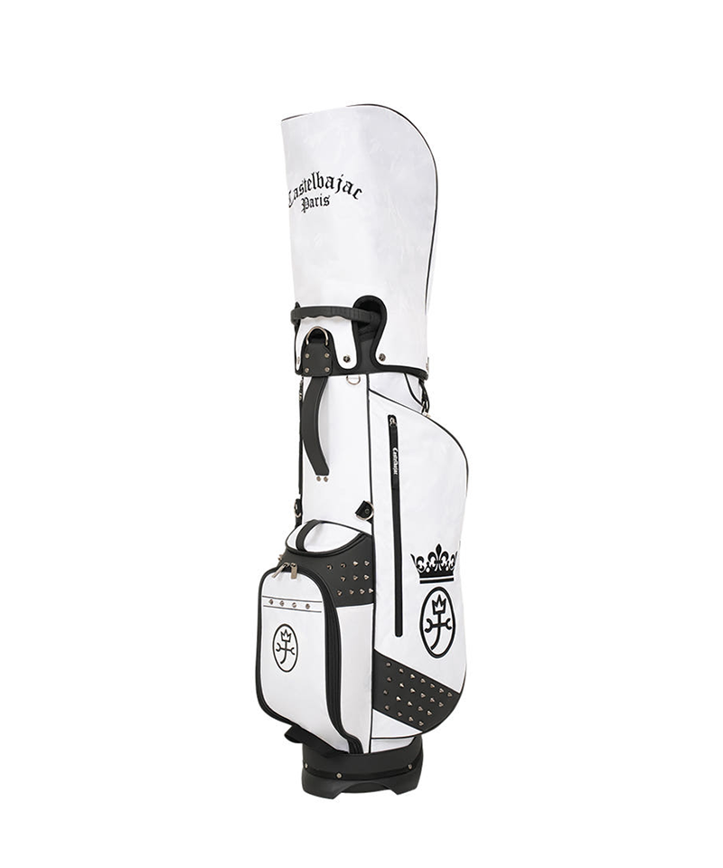 Castelbajac Men's Camouflage Caddy Bag - White