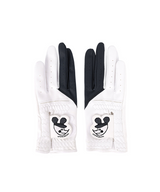 Castelbajac Women's Synthetic Leather Character Two-Handed Gloves - Black