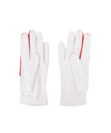 Castelbajac Women's Synthetic Leather Character Two-Handed Gloves - Red
