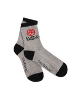 Castelbajac Men's Contrast Accent Long Socks - Grey