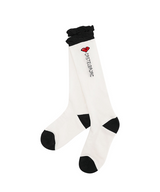 Castelbajac Women's Heart Point Knee Socks - Black