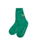 Castelbajac Women's Slogan Point Long Socks - Green