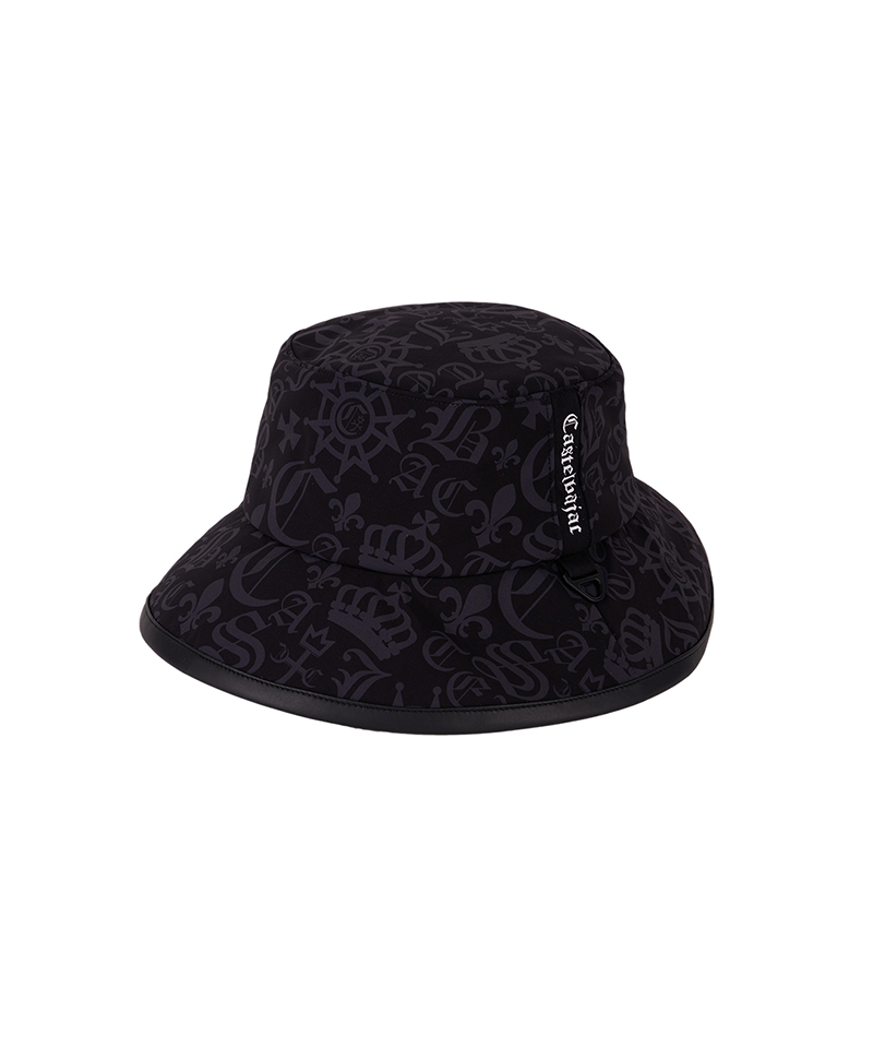 Castelbajac Men's Patterned Padded Bucket Hat - Black