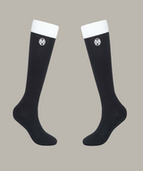 Black Label Two-Tone Shock Absorbing Golf Knee Socks - 2 Colors