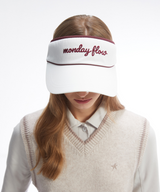 Monday Flow Line Wide Visor - White