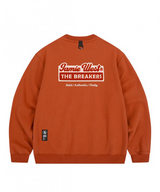 Jamie West Boucle Applique Brushed Sweatshirts - Orange