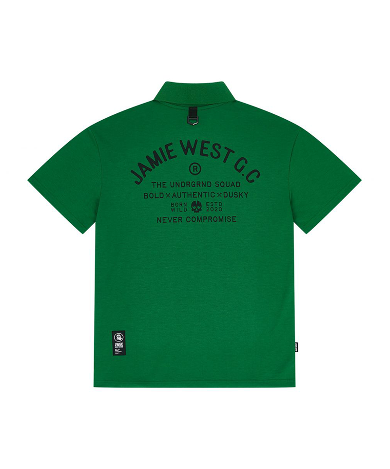 Jamie West Club Print Pocket P-Shirts - Green