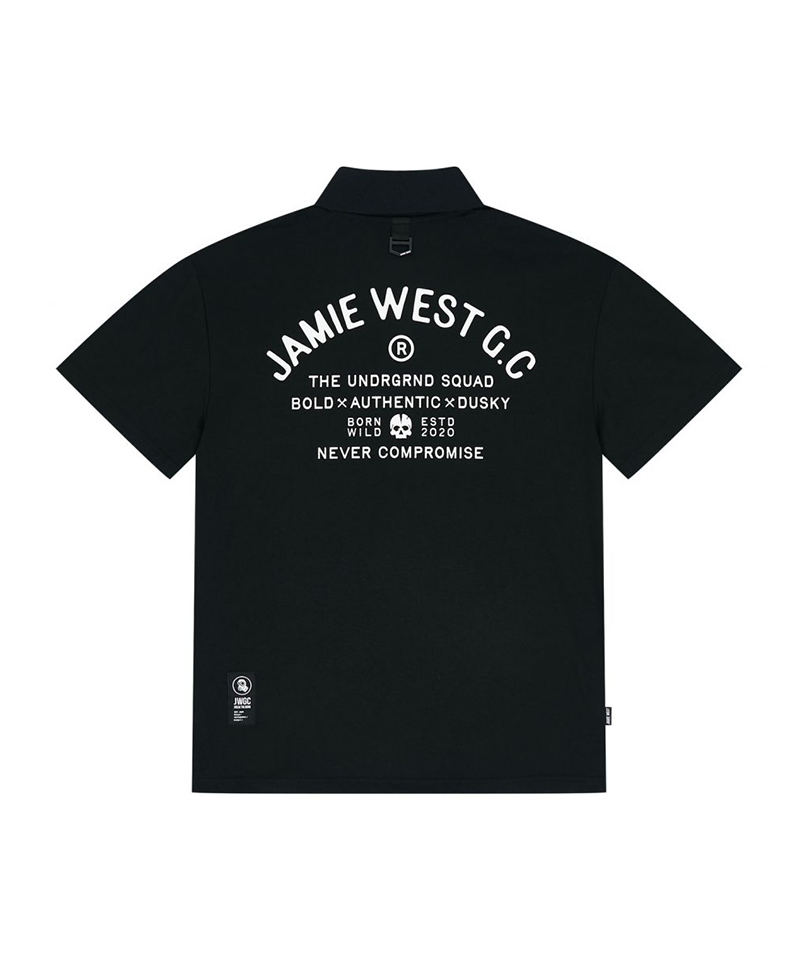 Jamie West Club Print Pocket P-Shirts - Black